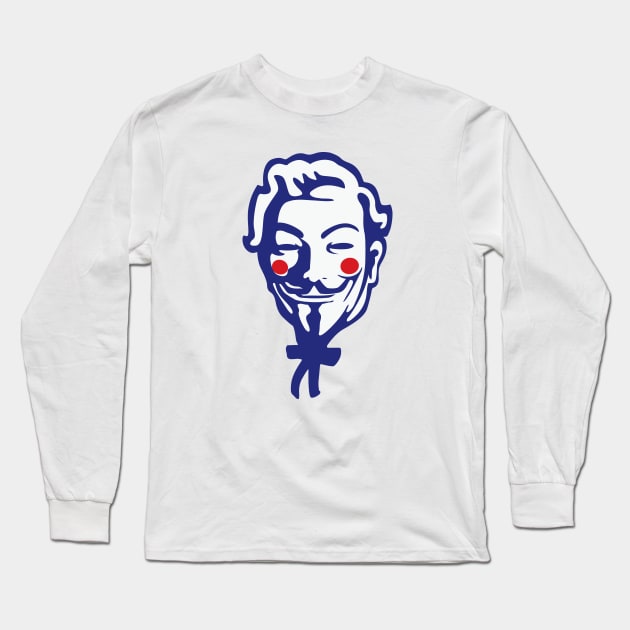 Colonel Fawkes Long Sleeve T-Shirt by nlsnnkla